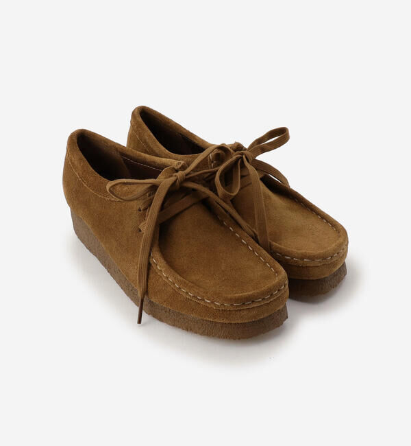  「Clarks | WALLABEE COLA WOMEN」|ビジネス・ドレスシューズ|BROWN