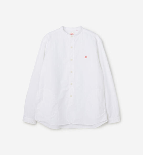 DANTON「DANTON | オックスフォード バンドカラーシャツ SOLID MEN」|シャツ・ブラウス|
