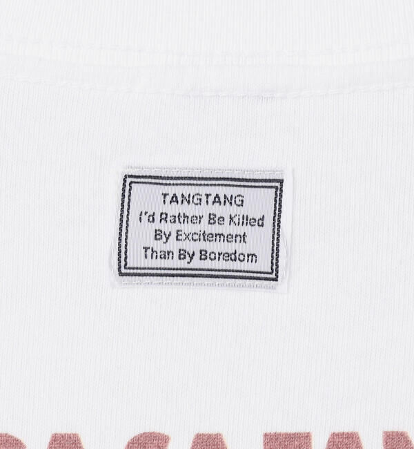  「TANGTANG | 半袖Tシャツ GASATANG 2MIU4WDSKFUWARI WOMEN」|Tシャツ・カットソー|