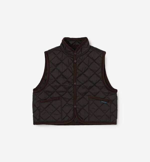  「LAVENHAM | 〈別注〉 クロップド スタンドカラーキルティングベスト WOMEN」|その他|