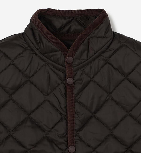  「LAVENHAM | 〈別注〉 クロップド スタンドカラーキルティングベスト WOMEN」|その他|