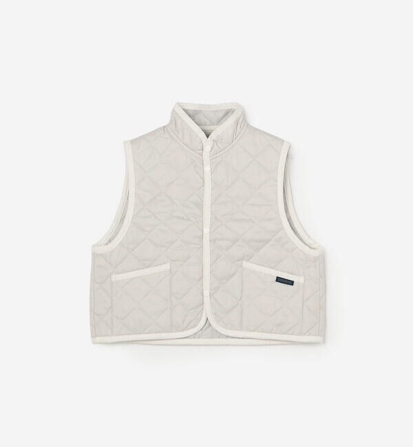 「LAVENHAM | 〈別注〉 クロップド スタンドカラーキルティングベスト WOMEN」|その他|