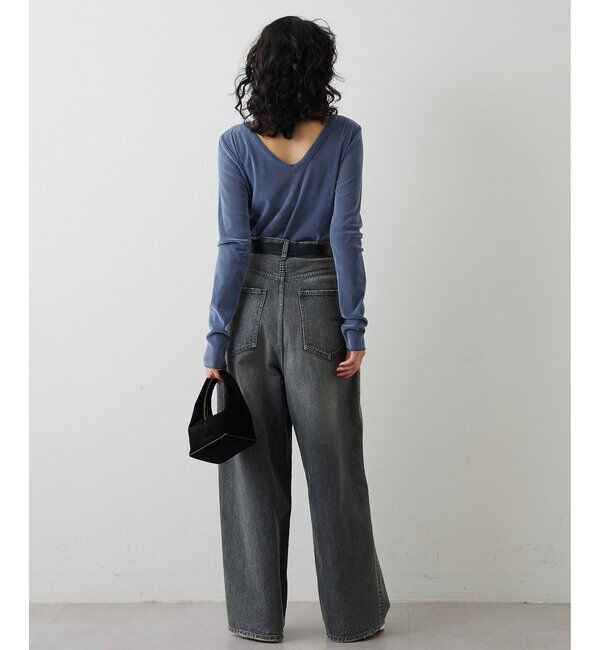  「フロッキーバックシャンカットソー」|Tシャツ・カットソー|