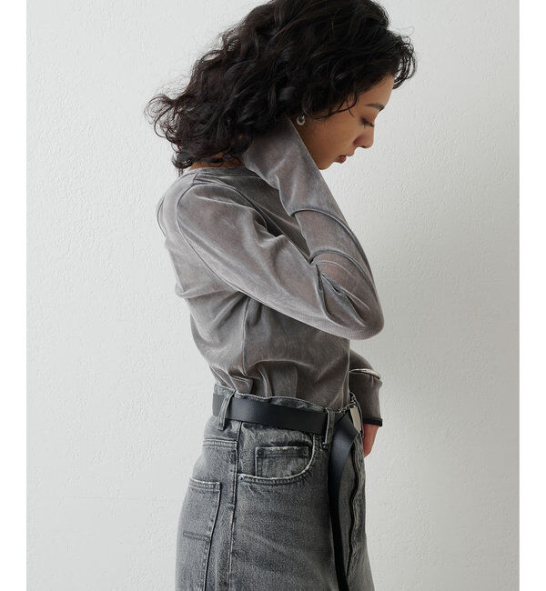  「フロッキーバックシャンカットソー」|Tシャツ・カットソー|