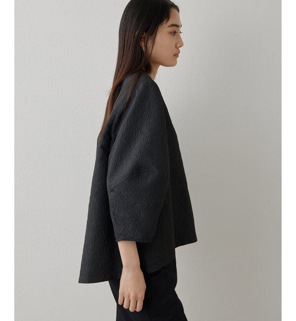 THE PAUSE「【THE PAUSE】ジャガードパフスリーブブラウス」|シャツ・ブラウス|