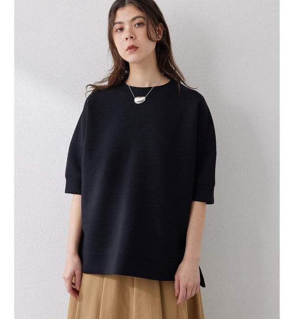  「半袖ダンボールプルオーバー」|Tシャツ・カットソー|ブラック