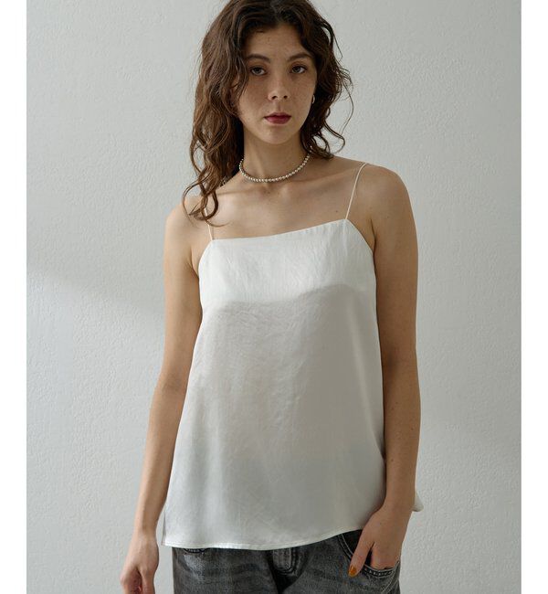  「サテンキャミソール」|シャツ・ブラウス|