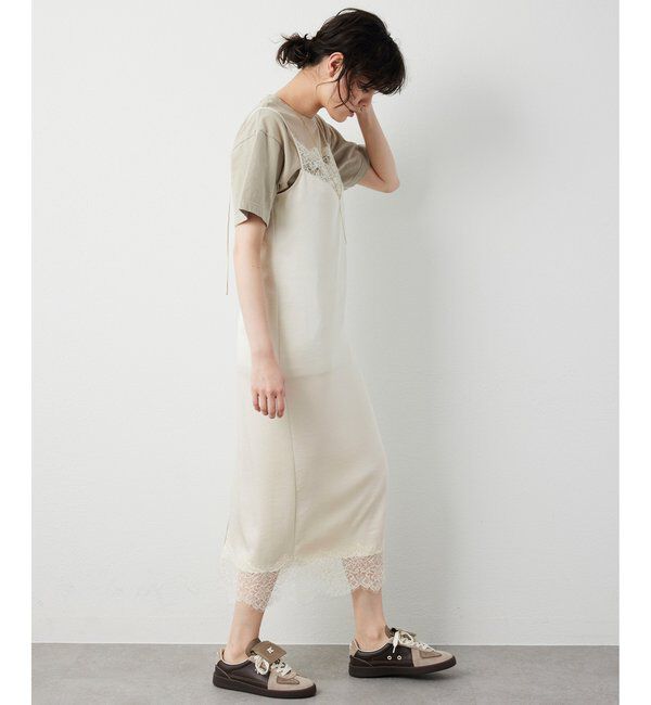  「レースロングキャミ」|シャツ・ブラウス|