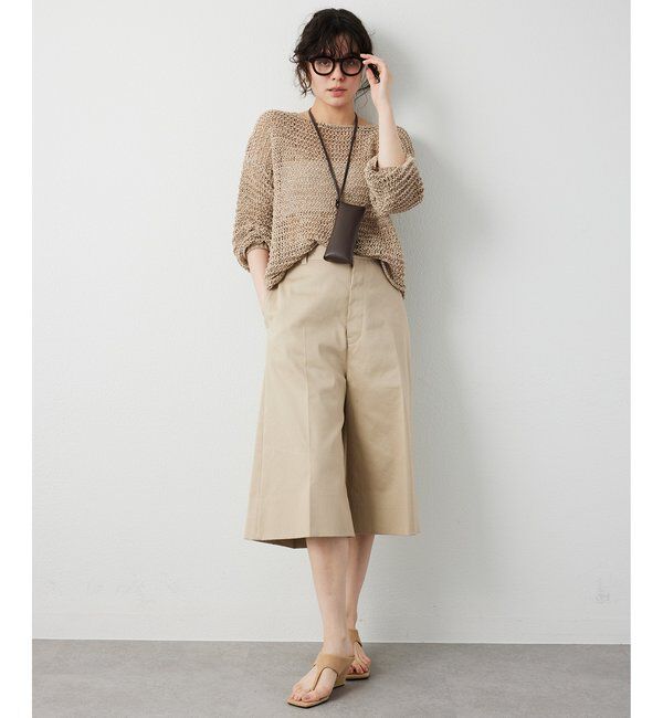  「スエードライクローゲージニット」|ニット・セーター|