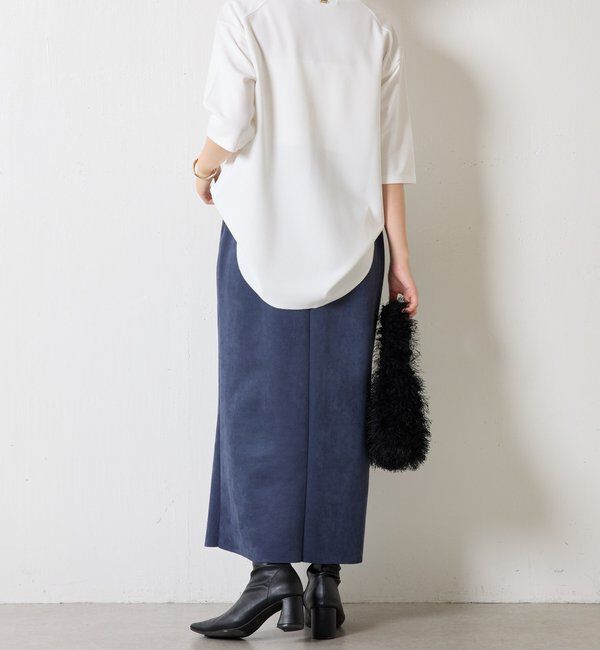  「ハーフスリーブジョーゼット半袖T」|Tシャツ・カットソー|