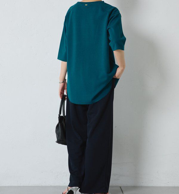  「ハーフスリーブジョーゼット半袖T」|Tシャツ・カットソー|