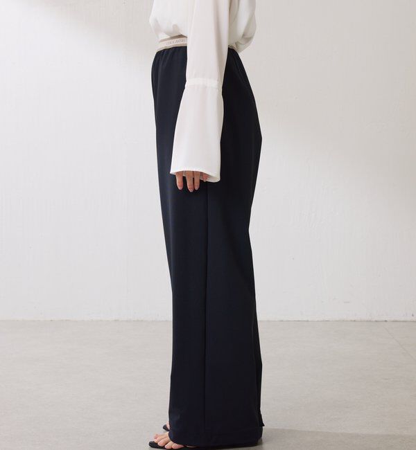  「ロゴベルトトリコットパンツ」|チノ|