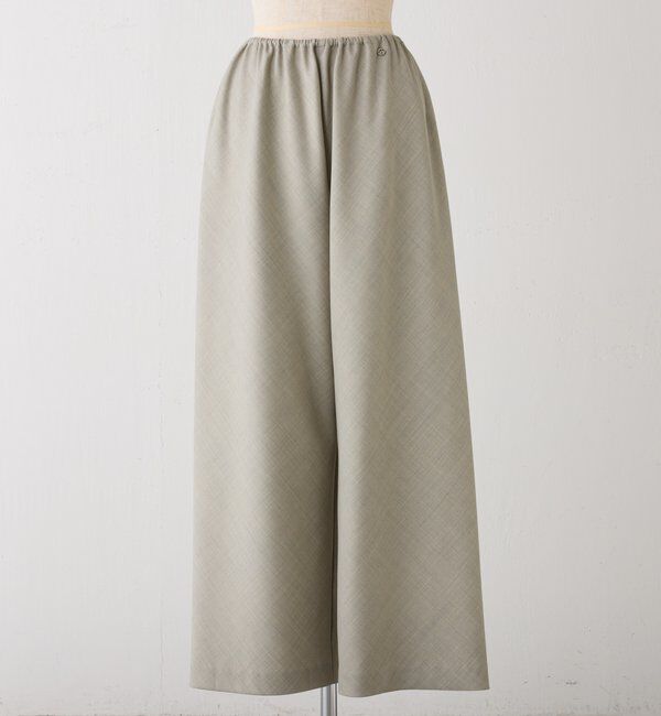  「	【CEPIE./セピエ】ウールブレンドバイアスパンツ」|チノ|ベージュ