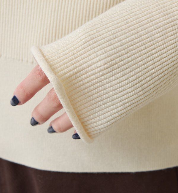  「ラインボタンコンパクトカーディガン」|ニット・セーター|