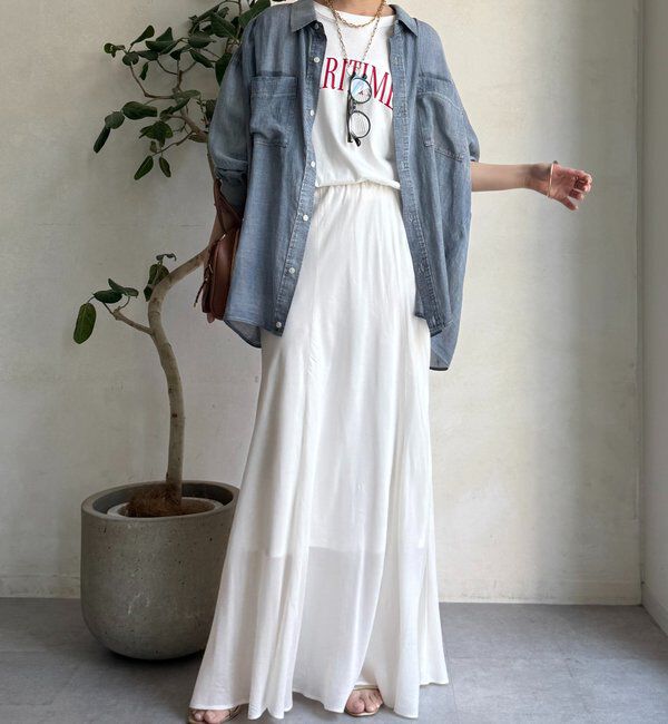  「キュプラフレアスカート」|スカート|