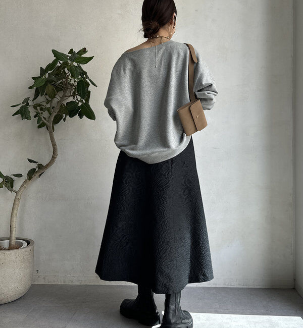  「【WEB限定】フクレジャガードフレアスアカート」|スカート|