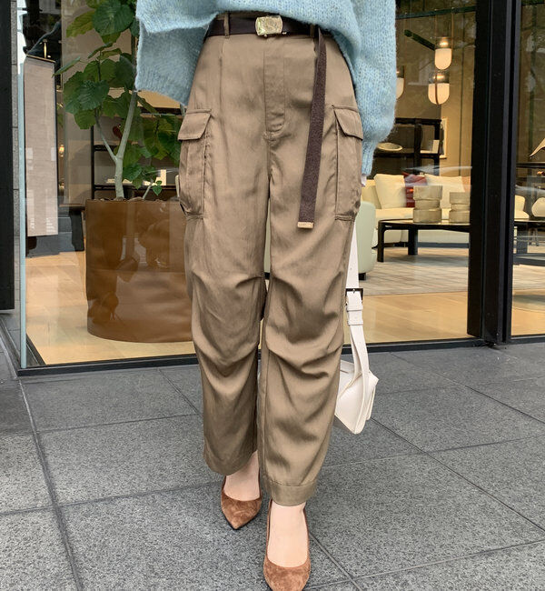  「【WEB限定】カーゴパンツ」|チノ|ベージュ