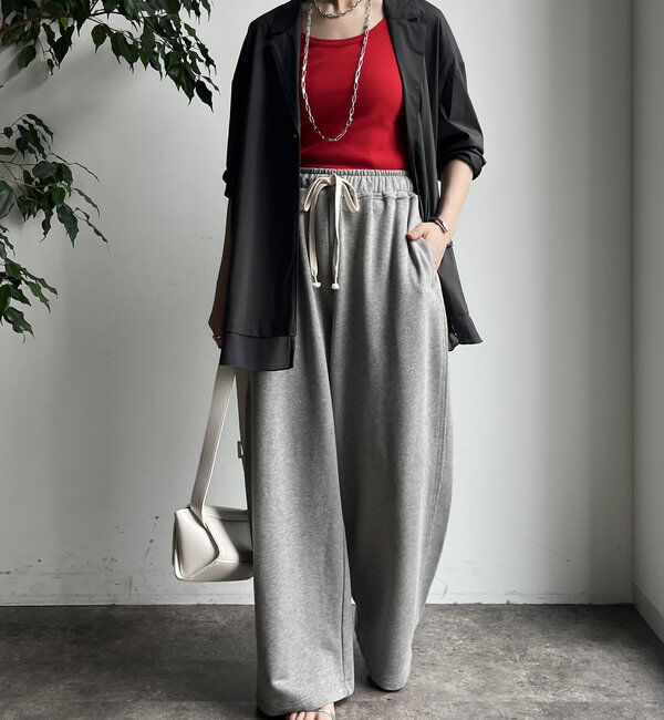  「【WEB限定】 ジョーゼット切替ジャケット」|テーラードジャケット|