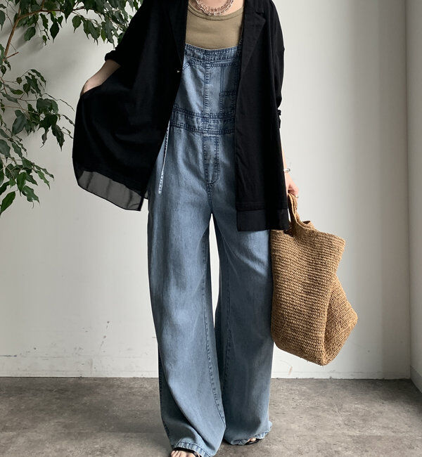  「【WEB限定】 ジョーゼット切替ジャケット」|テーラードジャケット|