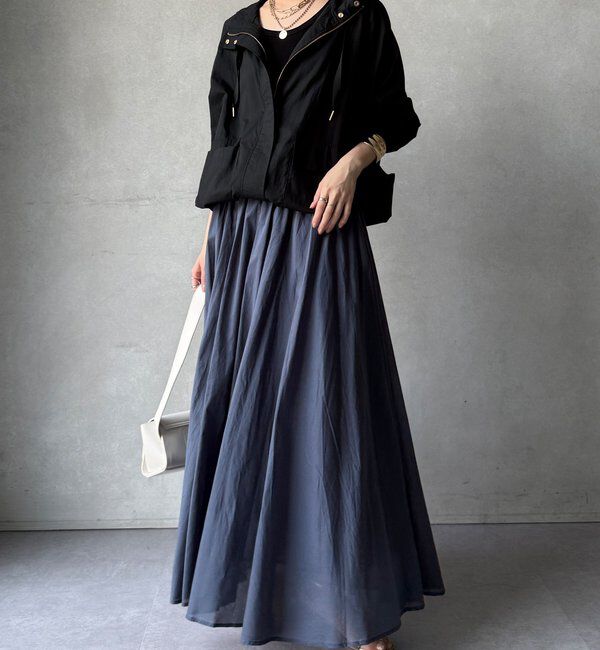  「【WEB限定】コットンフレアスカート」|スカート|