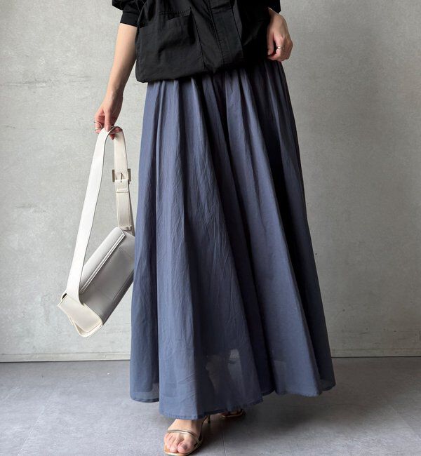  「【WEB限定】コットンフレアスカート」|スカート|
