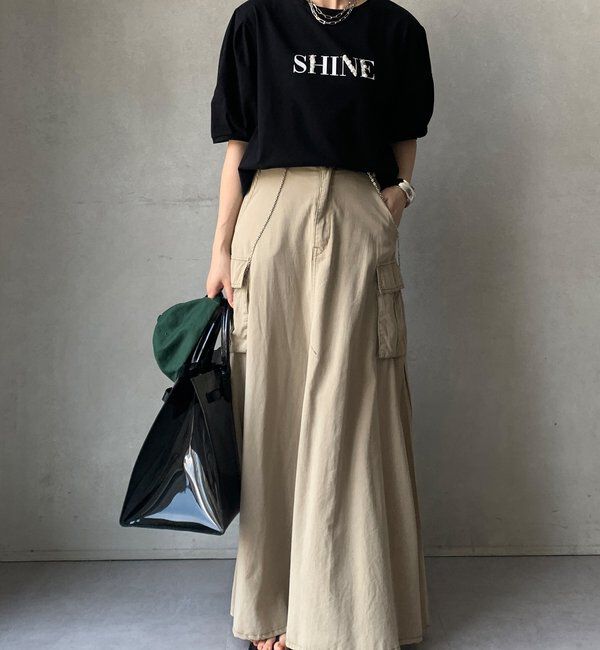  「【WEB限定】ライトドライ天竺ロゴTE」|Tシャツ・カットソー|