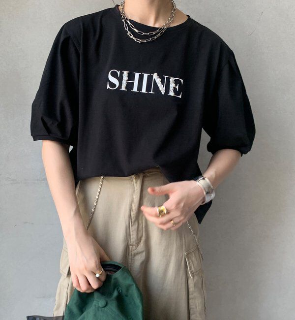  「【WEB限定】ライトドライ天竺ロゴTE」|Tシャツ・カットソー|