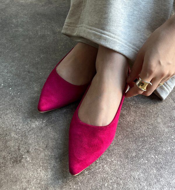  「バックストラップパンプス」|パンプス|ピンク