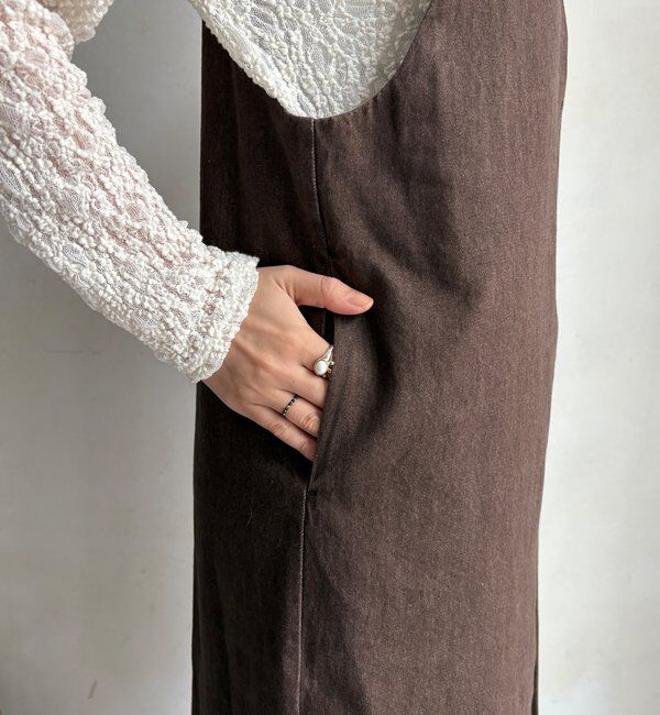  「【WEB限定】デニムセンタータックジャンスカ」|ワンピース|