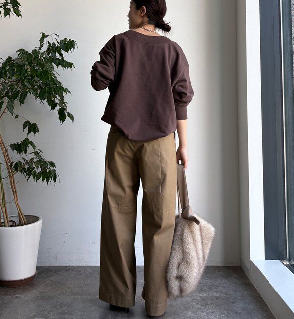  「【WEB限定】 前後2WAYレースアッププルオーバー」|Tシャツ・カットソー|