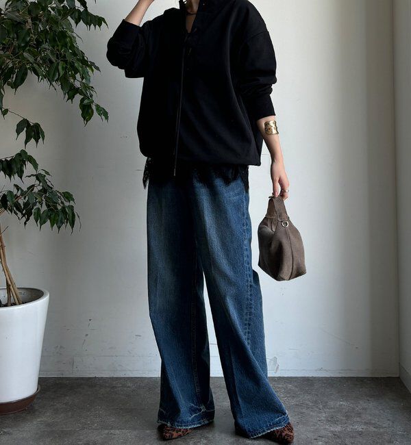  「【WEB限定】 前後2WAYレースアッププルオーバー」|Tシャツ・カットソー|