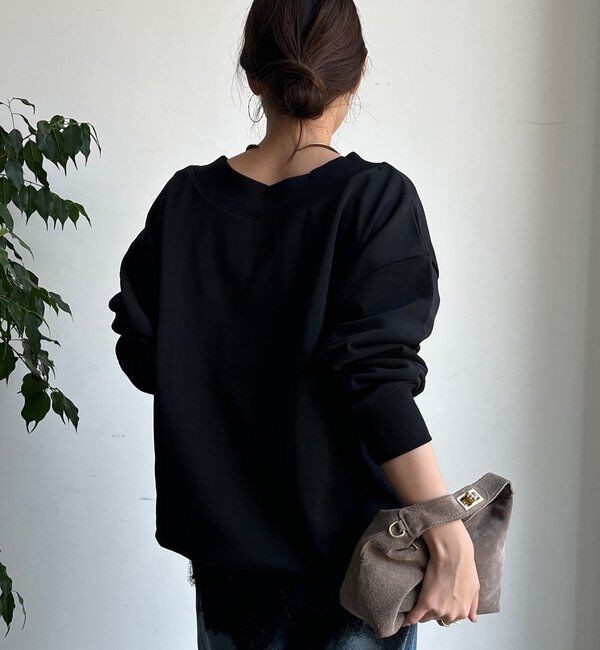  「【WEB限定】 前後2WAYレースアッププルオーバー」|Tシャツ・カットソー|