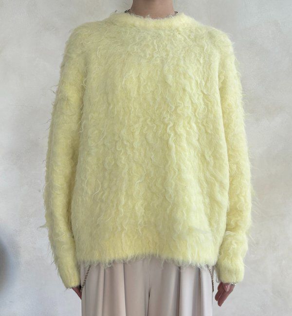  「【WEB限定】ロングシャギープルオーバー」|ニット・セーター|