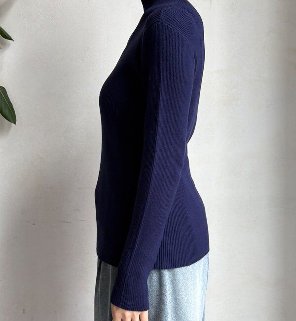  「【WEB限定】ボトルネックリブニット」|ニット・セーター|