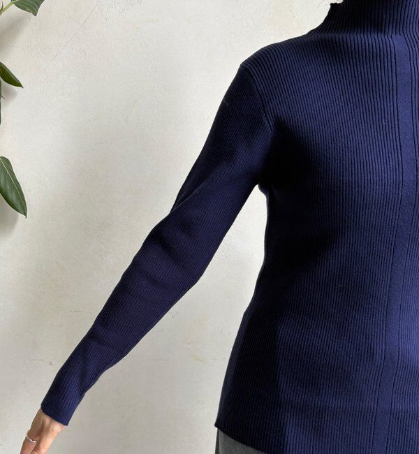  「【WEB限定】ボトルネックリブニット」|ニット・セーター|