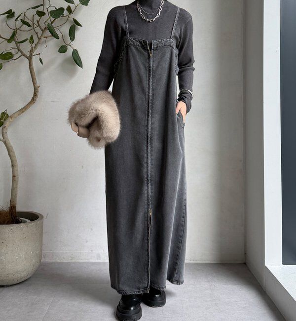  「【WEB限定】ボトルネックリブニット」|ニット・セーター|