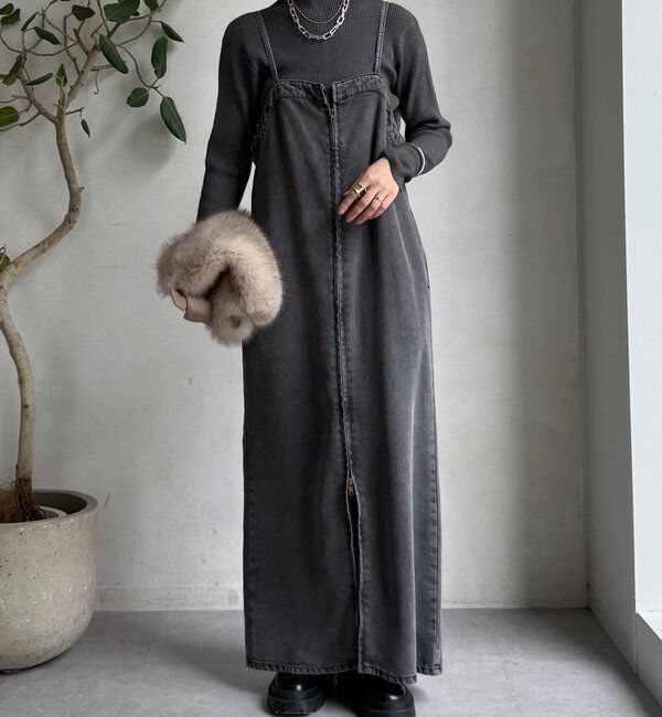  「【WEB限定】ボトルネックリブニット」|ニット・セーター|