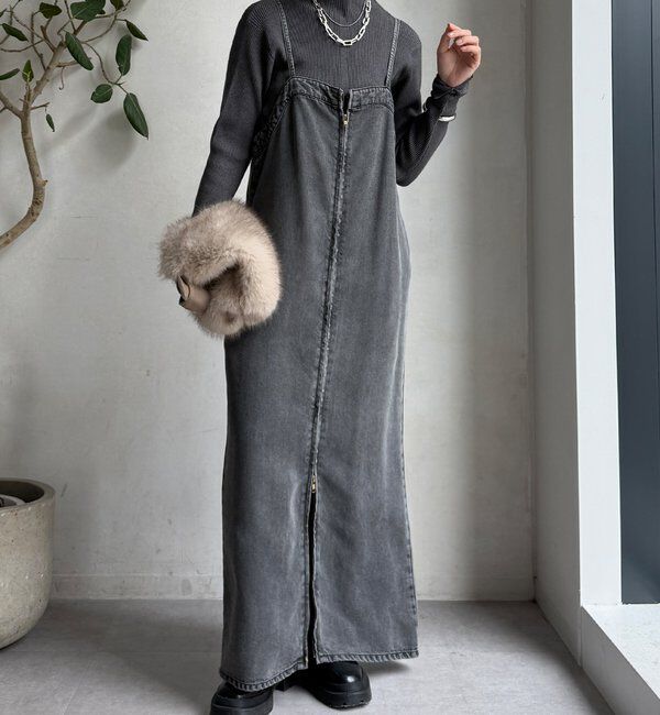  「【WEB限定】ボトルネックリブニット」|ニット・セーター|