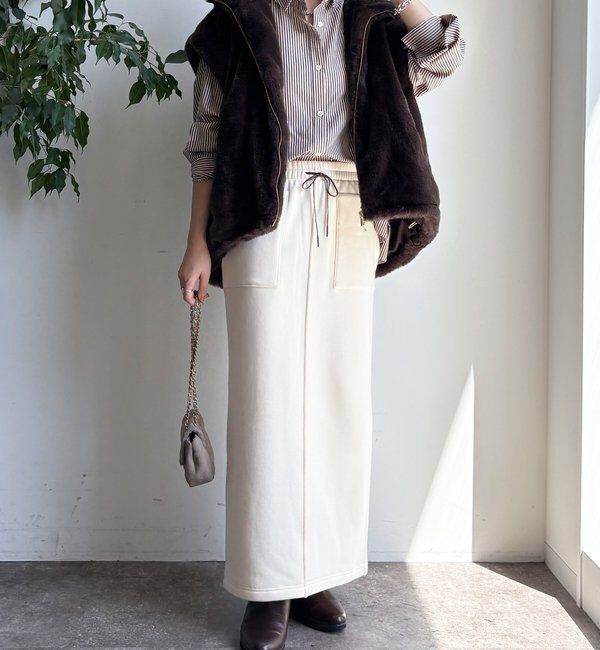  「ボンバーヒートIラインスカート」|スカート|