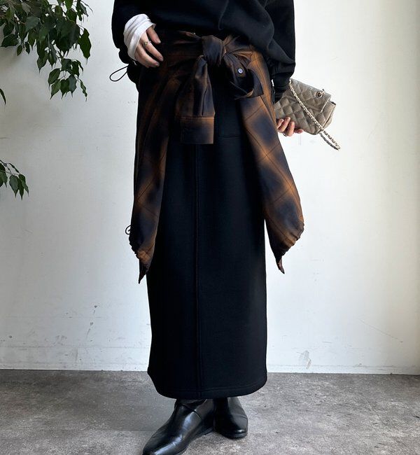  「ボンバーヒートIラインスカート」|スカート|