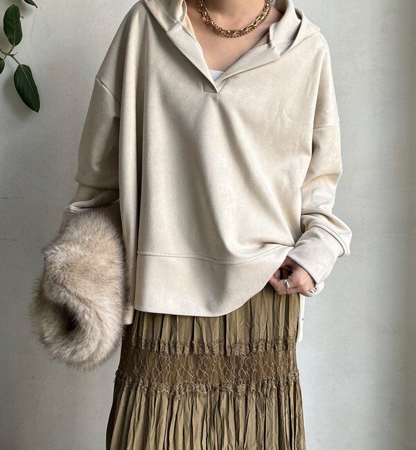  「【WEB限定】オーバーサイズフーディー」|Tシャツ・カットソー|