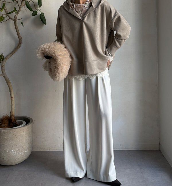  「【WEB限定】オーバーサイズフーディー」|Tシャツ・カットソー|