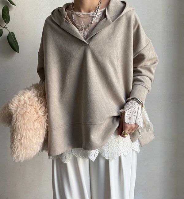  「【WEB限定】オーバーサイズフーディー」|Tシャツ・カットソー|