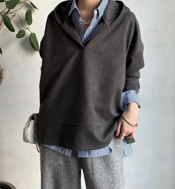  「【WEB限定】オーバーサイズフーディー」|Tシャツ・カットソー|