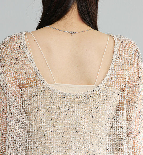  「【4色展開】メッシュシアーワンピース」|ワンピース|