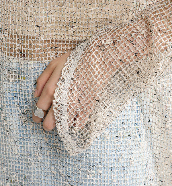  「【4色展開】メッシュシアーワンピース」|ワンピース|