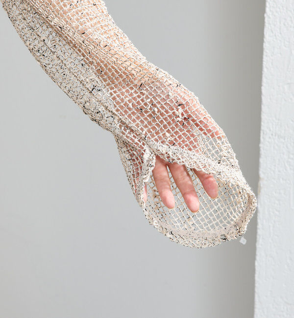  「【4色展開】メッシュシアーワンピース」|ワンピース|