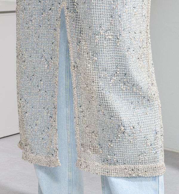  「【4色展開】メッシュシアーワンピース」|ワンピース|