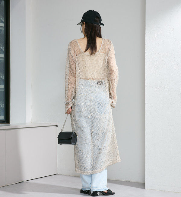  「【4色展開】メッシュシアーワンピース」|ワンピース|