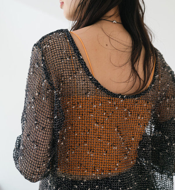  「【4色展開】メッシュシアーワンピース」|ワンピース|